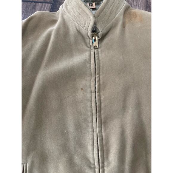 VTG 70s Distressed Zero King Full Zip Men's M Sherpa Lined Jacket Coat Gorp Core - Picture 8 of 16